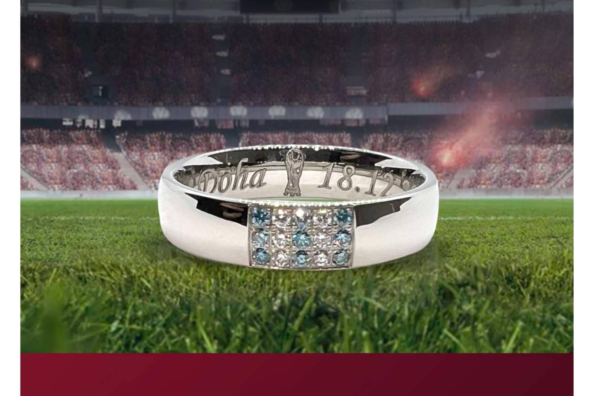 Con motivo del Mundial ganado por la Selección de fútbol de Argentina, Staring dispone de un anillo conmemorativo