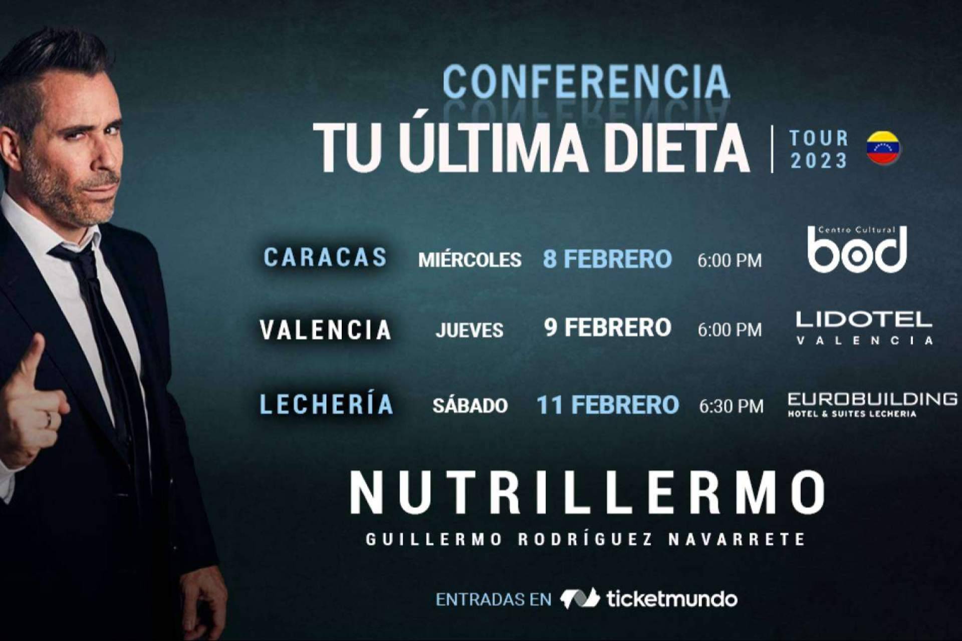 Nutrillermo y su gira en Venezuela