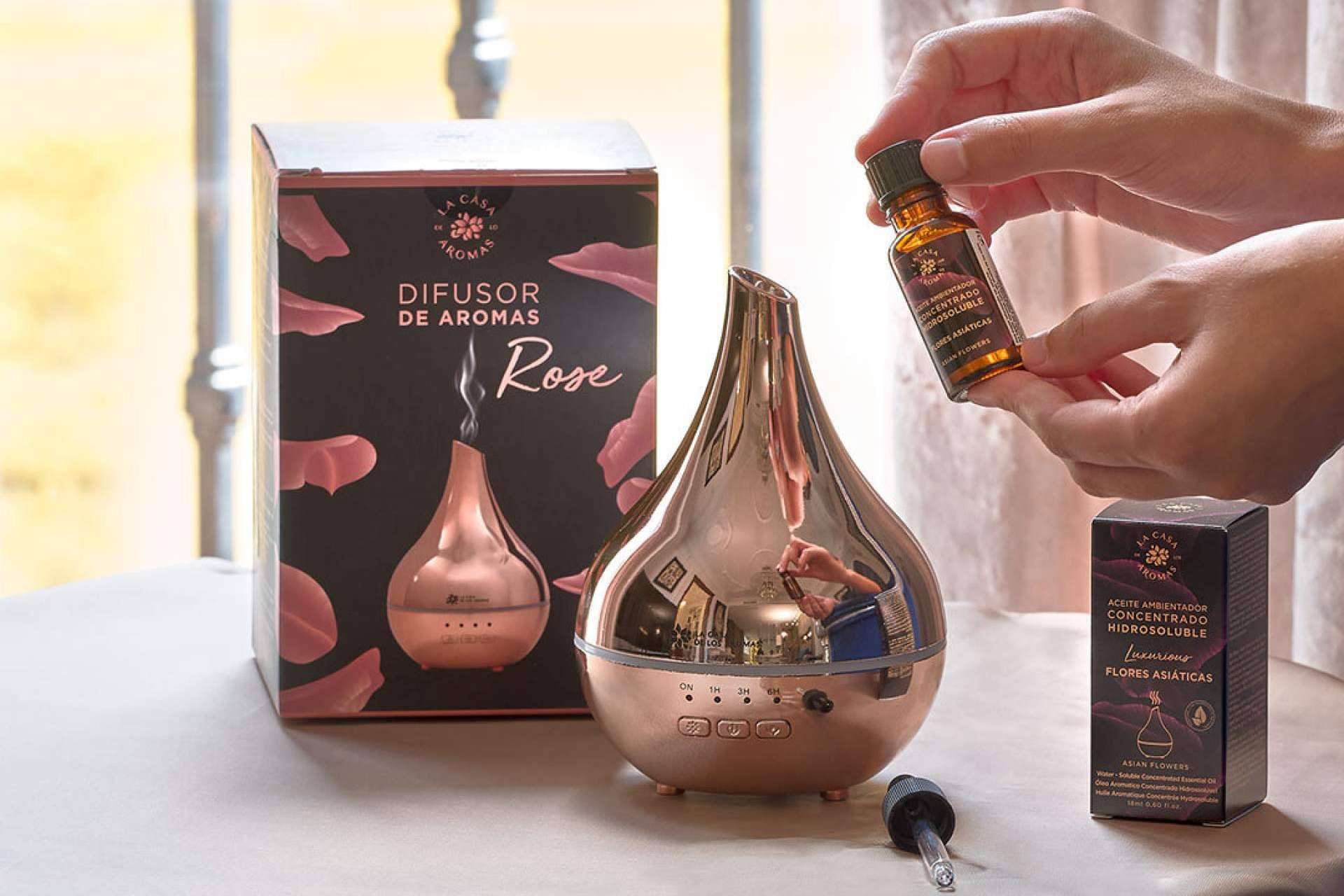 Beneficios de los aceites esenciales y difusores, con La Casa de los Aromas