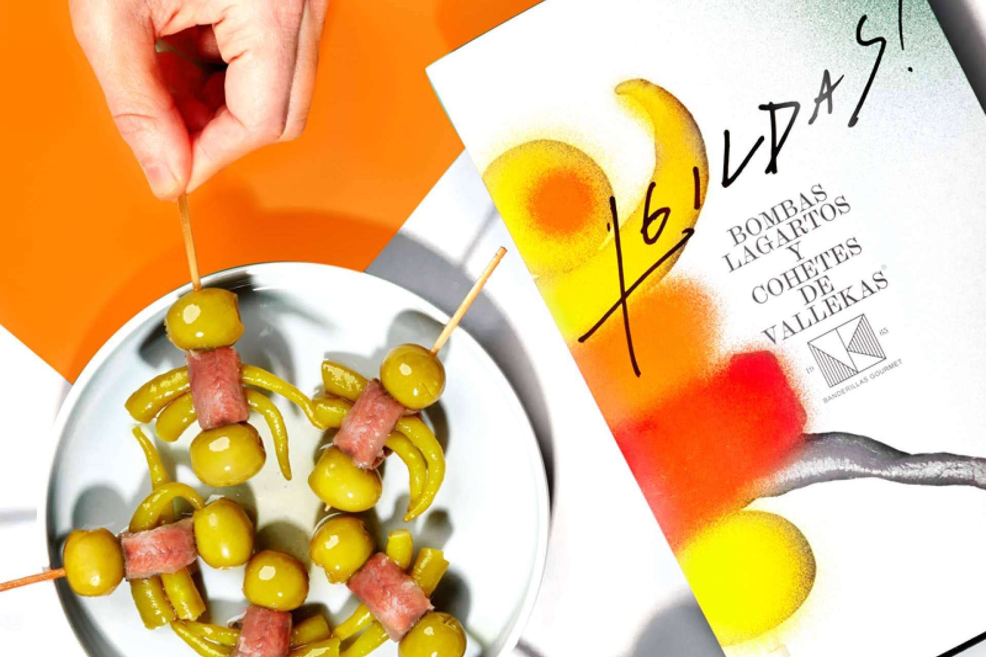 El inmejorable sabor de la gilda de anchoa a solo un clic, de la mano de Bombas, Lagartos y Cohetes de Vallekas