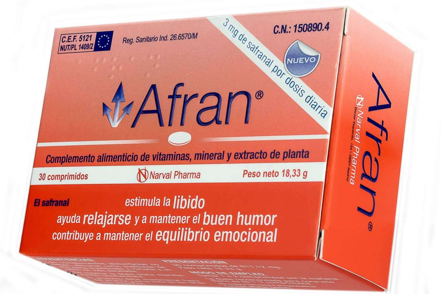 Equilibrio emocional sin medicamentos, Afran para una mente positiva