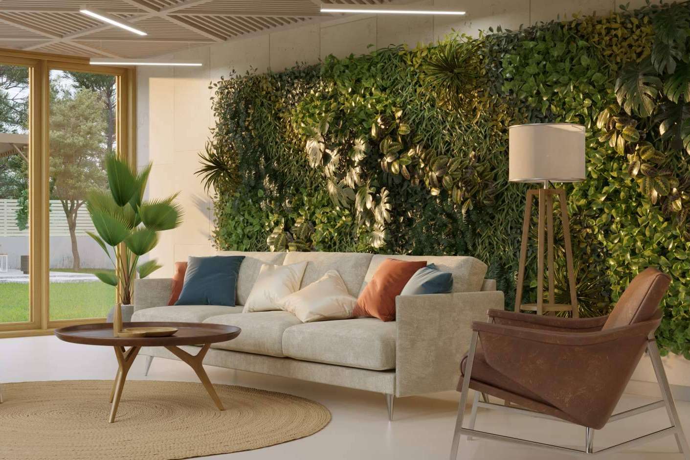 Transformar un hogar con estilo es posible comprando el jardín vertical sintético de JardínVertical.es