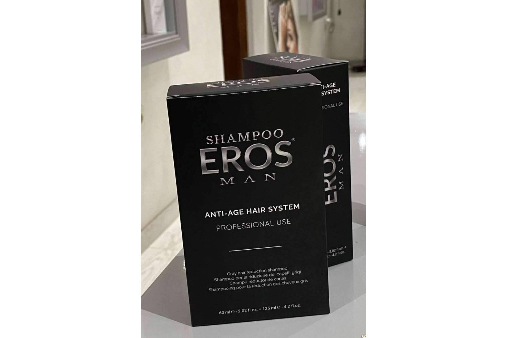 Shampoo Eros Man, el nuevo champú cubre canas para hombre que ha revolucionado el sector de los productos antiedad