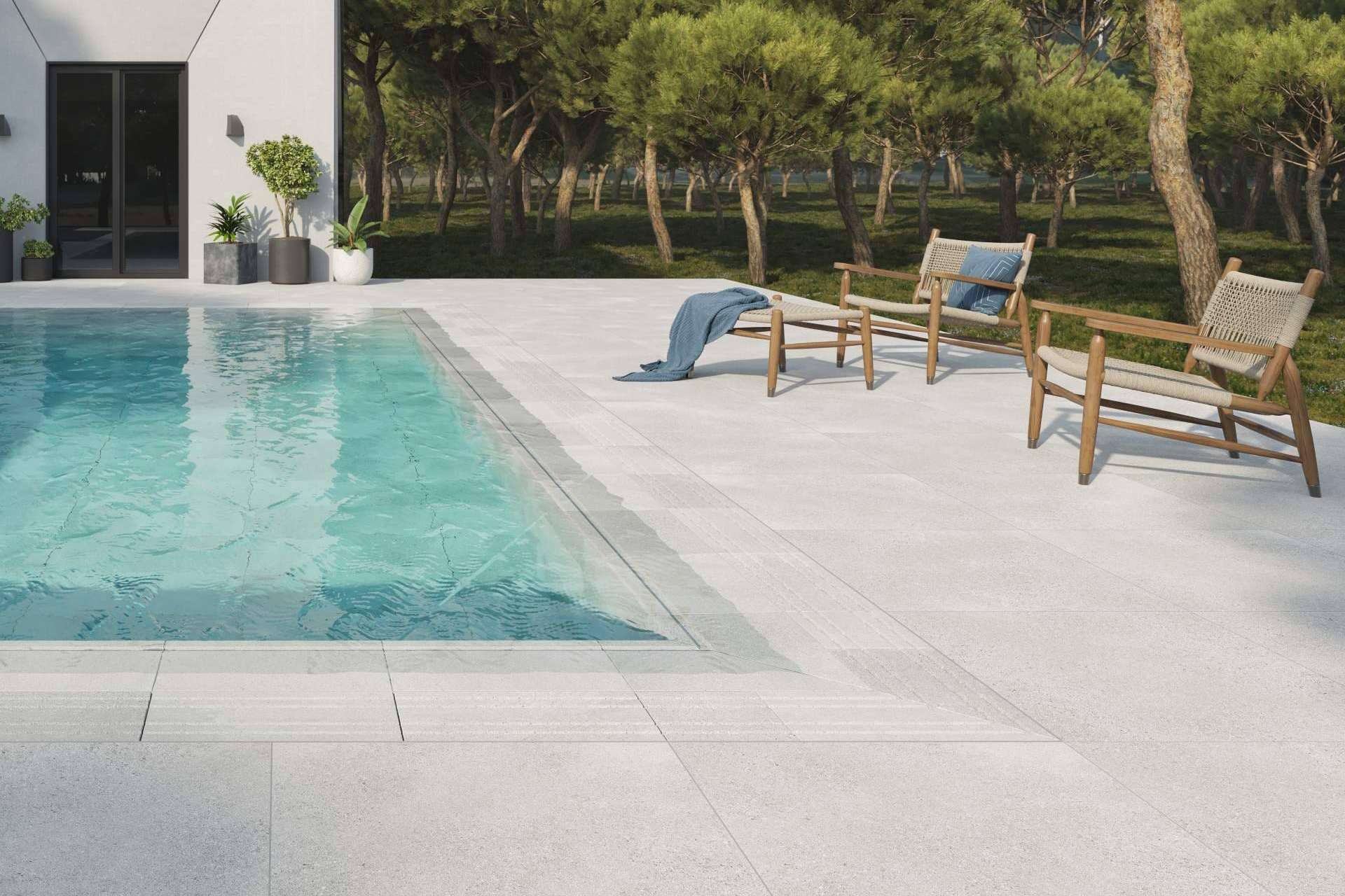 ¿Por qué elegir gres porcelánico para la piscina?, por Interazulejo