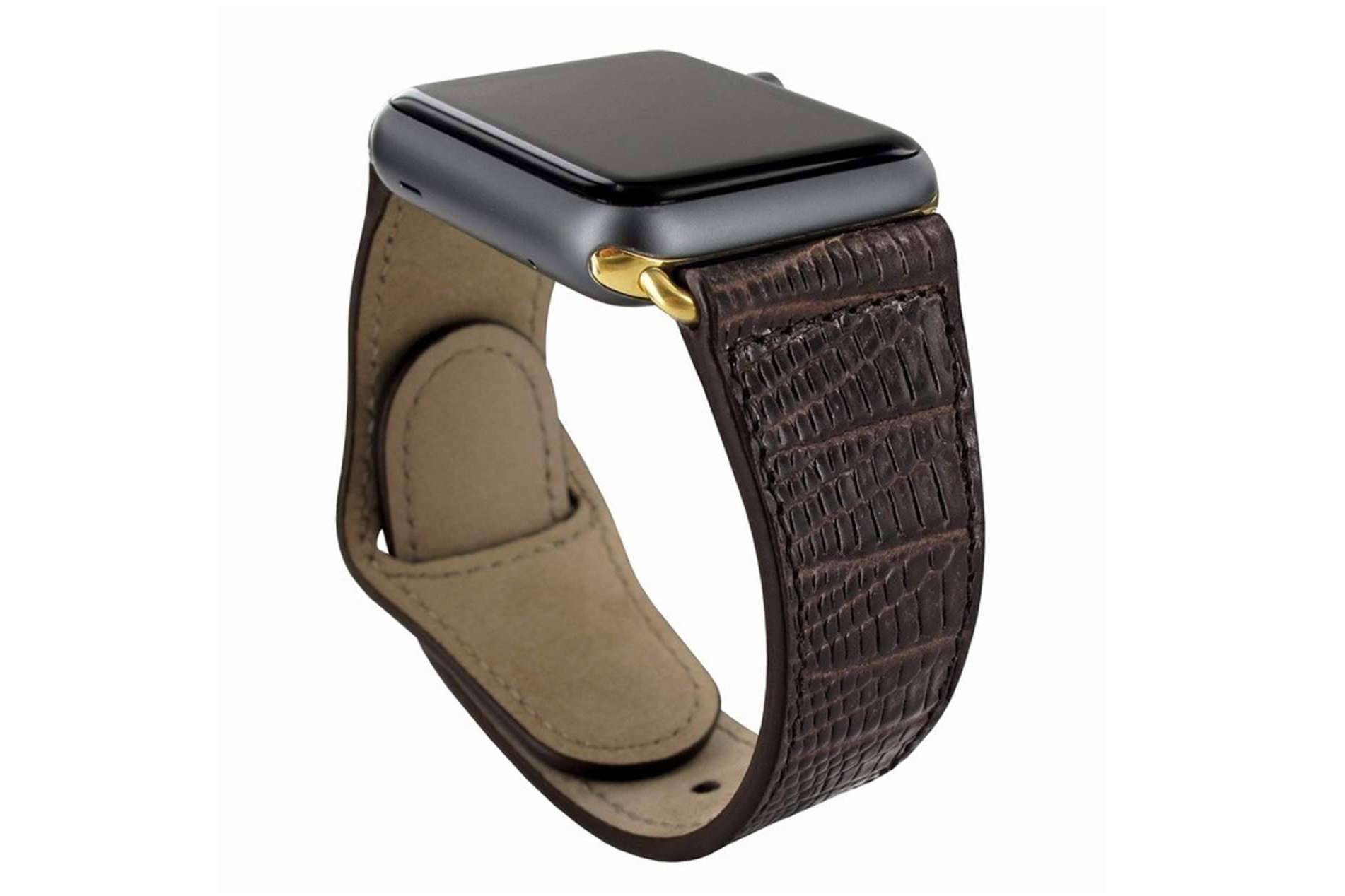 Correa en piel de extrema calidad para los Apple Watch, con Piel Frama