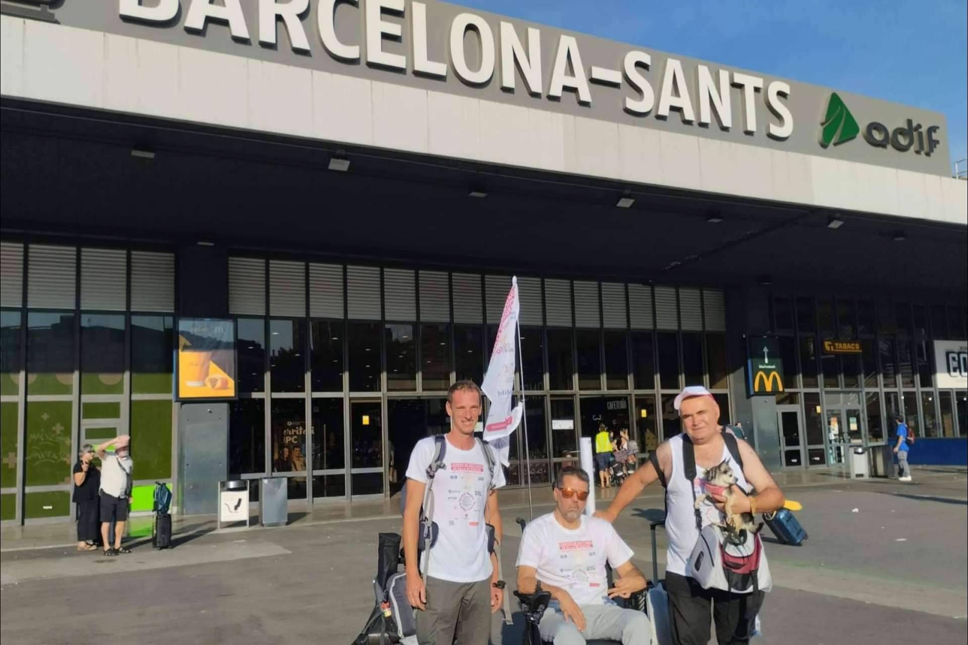 La Fundación Disgrup empieza el Camino de Santiago para reivindicar los derechos de las personas con discapacidad en España