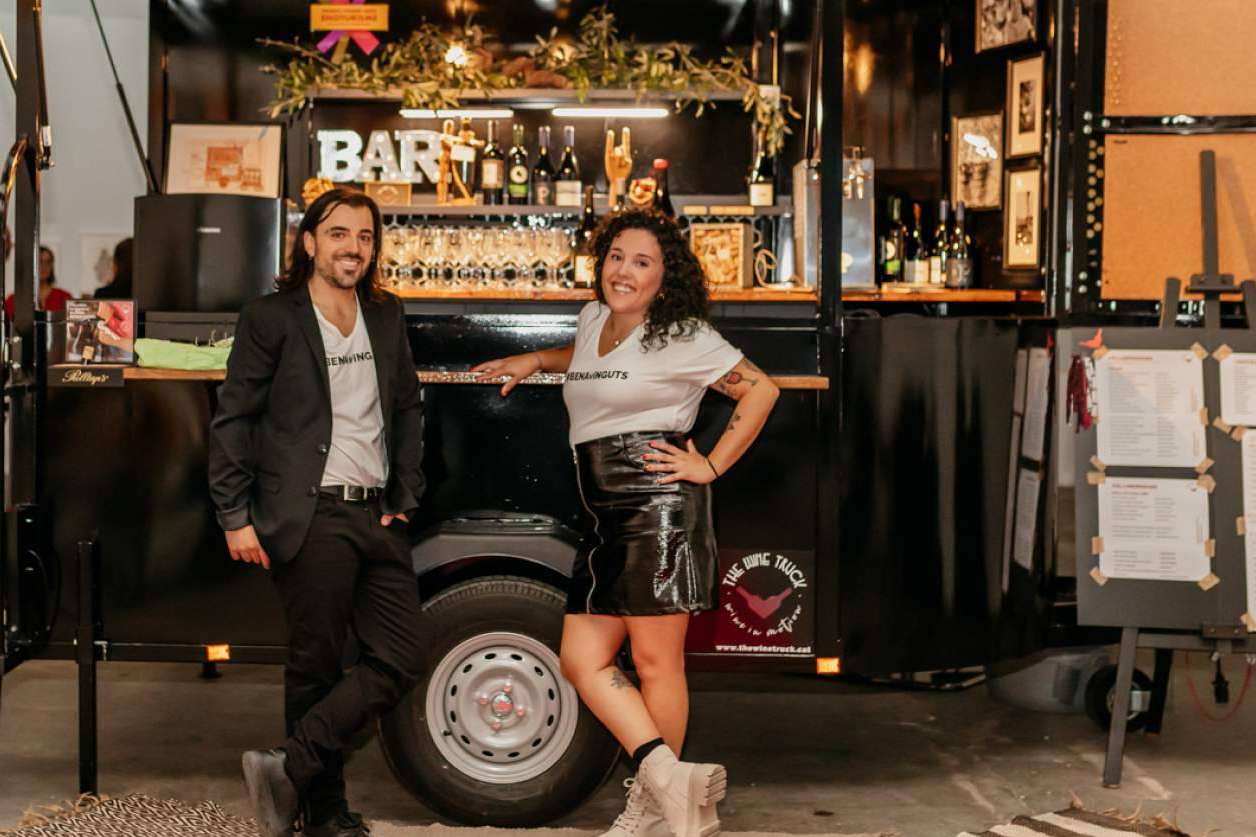 The Wine Truck es un bar de vinos en el que es posible celebrar eventos originales