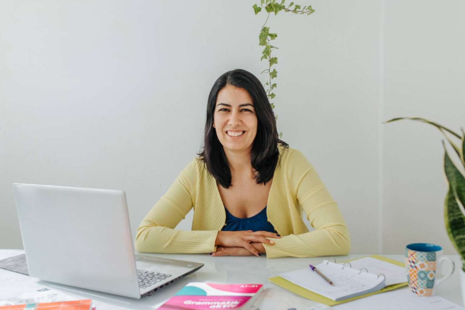 Jimena Ibarra, profesora de español para expatriados en Madrid