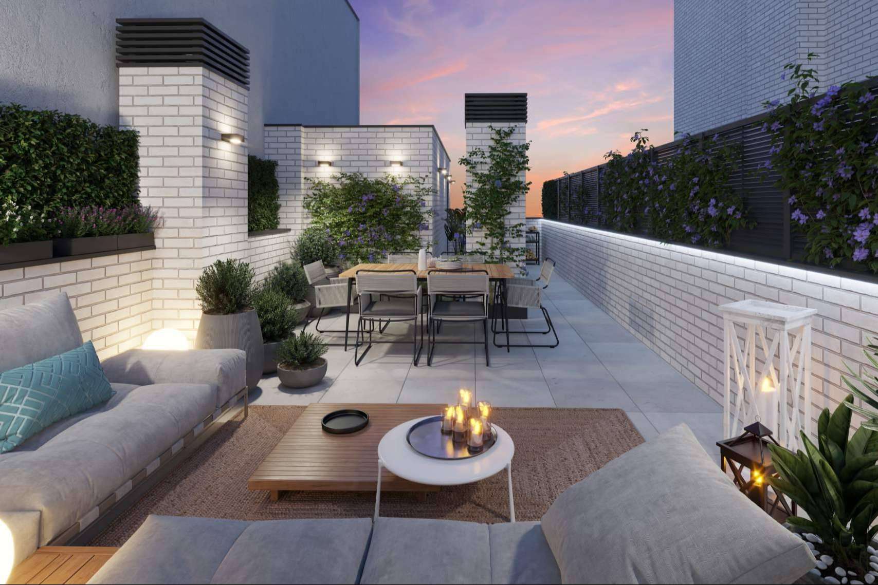 QUADDRO es el innovador proyecto residencial de EBROSA que incluye terrazas en todas las casas y sorprende por su innovador enfoque
