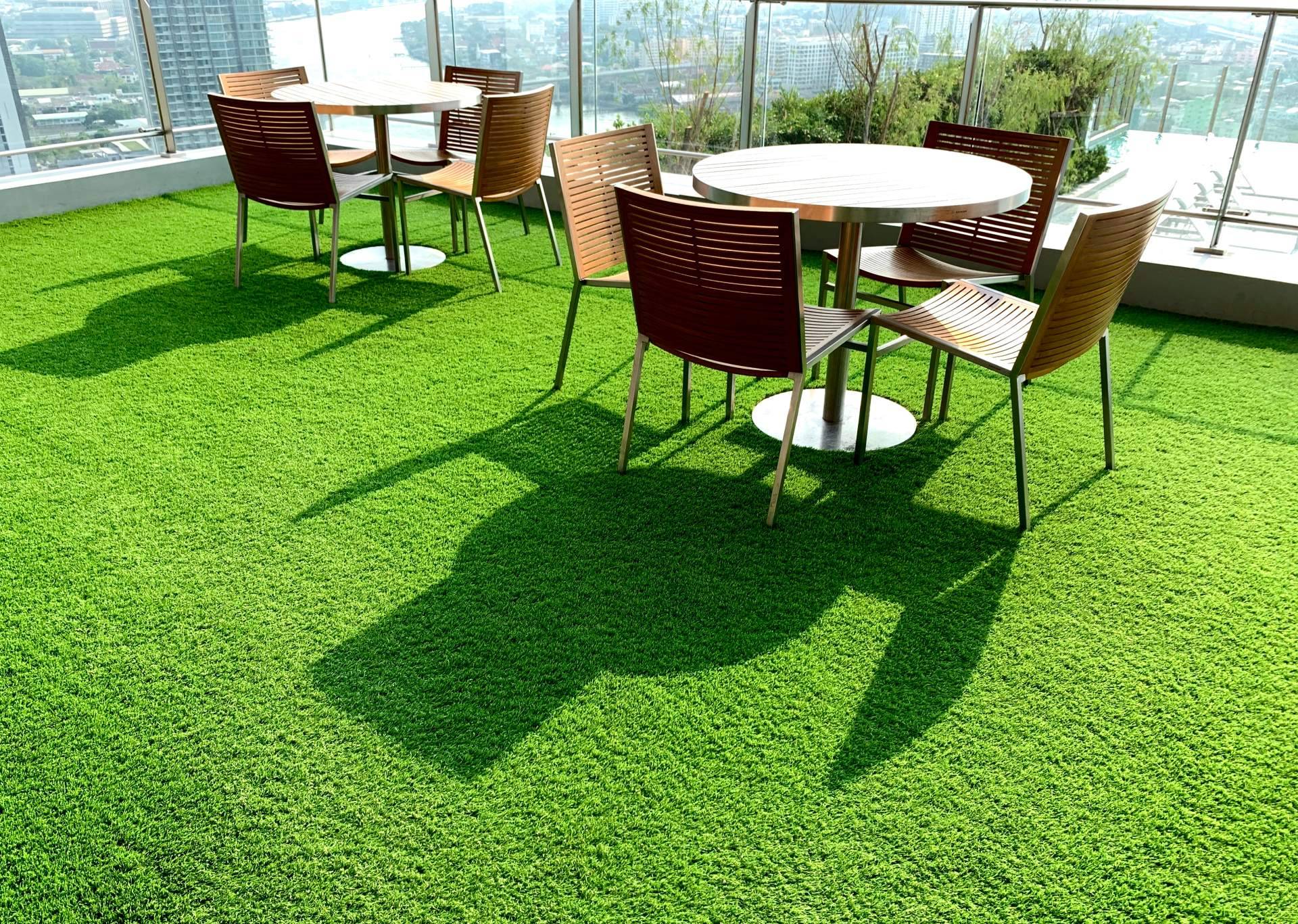 Decoración práctica y atractiva con el césped artificial de alta calidad de Eurocesped
