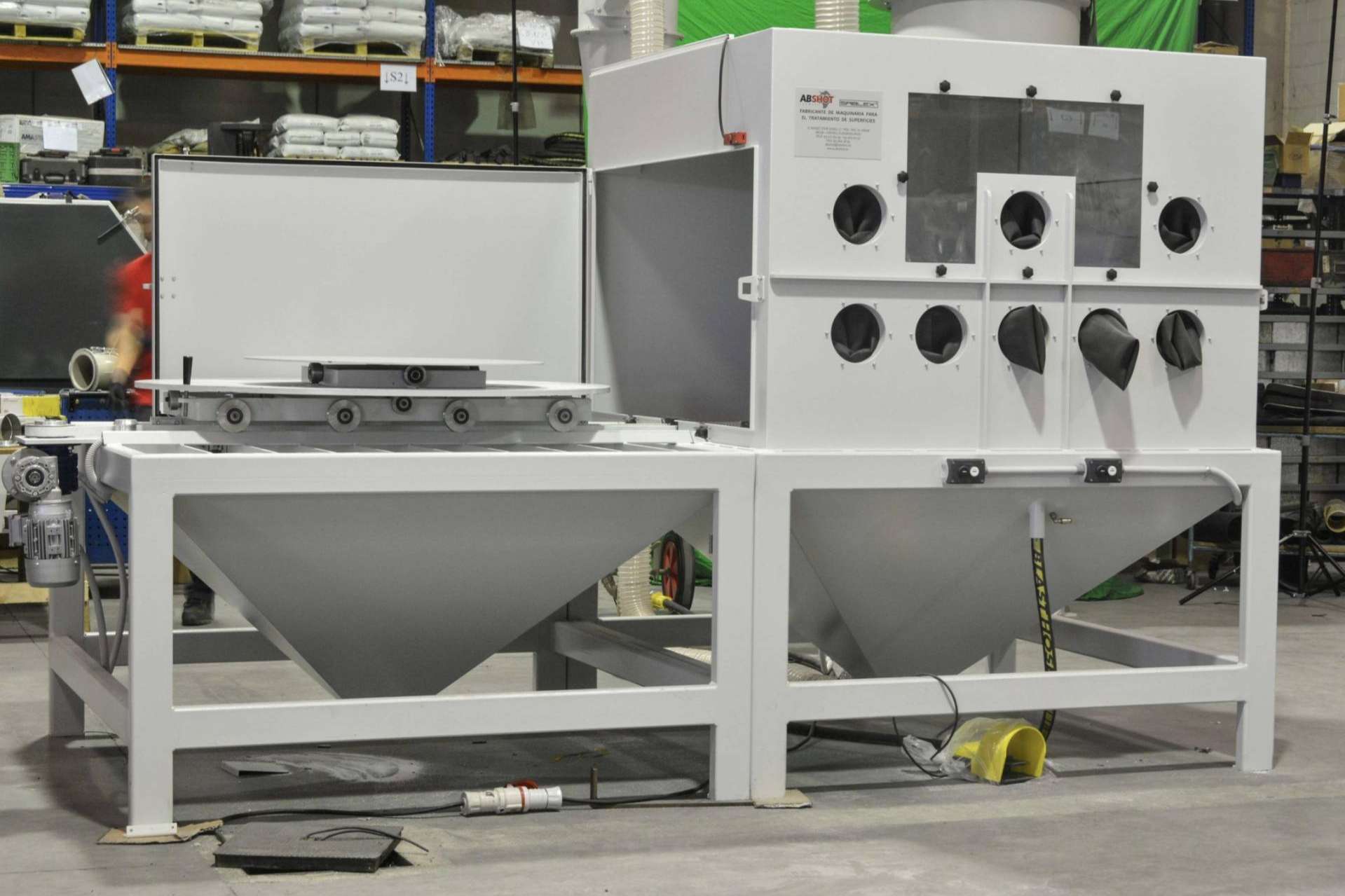 Los fabricantes de maquinaria por proyección, ABShot Tecnics S.L