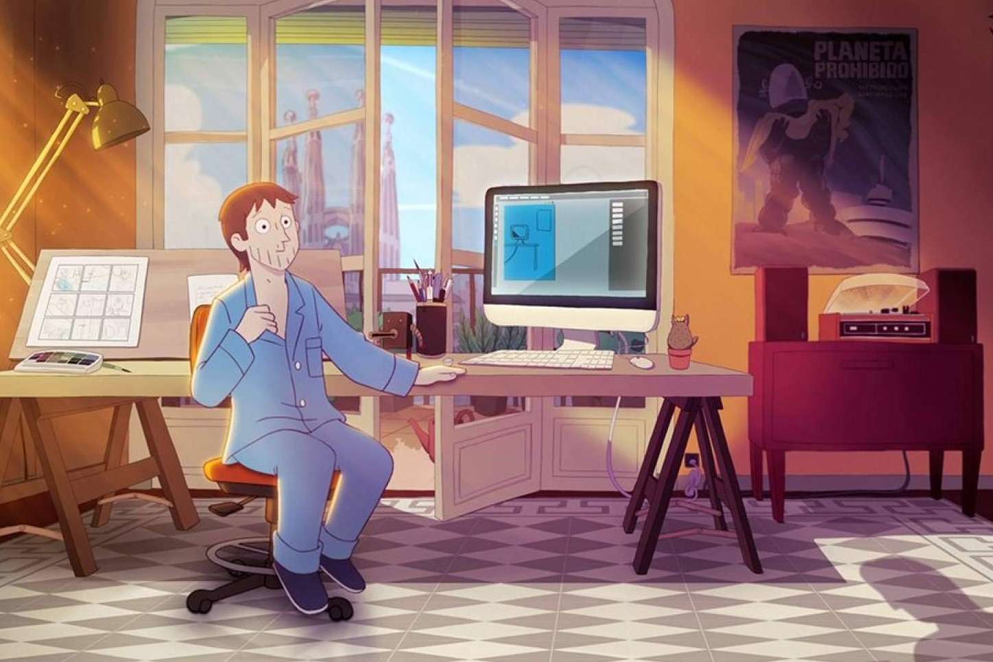Desarrollar largometrajes de animación, con la colaboración de Hampa Studio