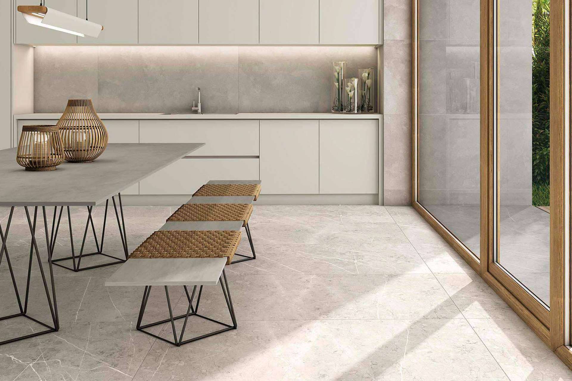 Azulejos grandes para cocinas, disponibles en Duritti Cerámica
