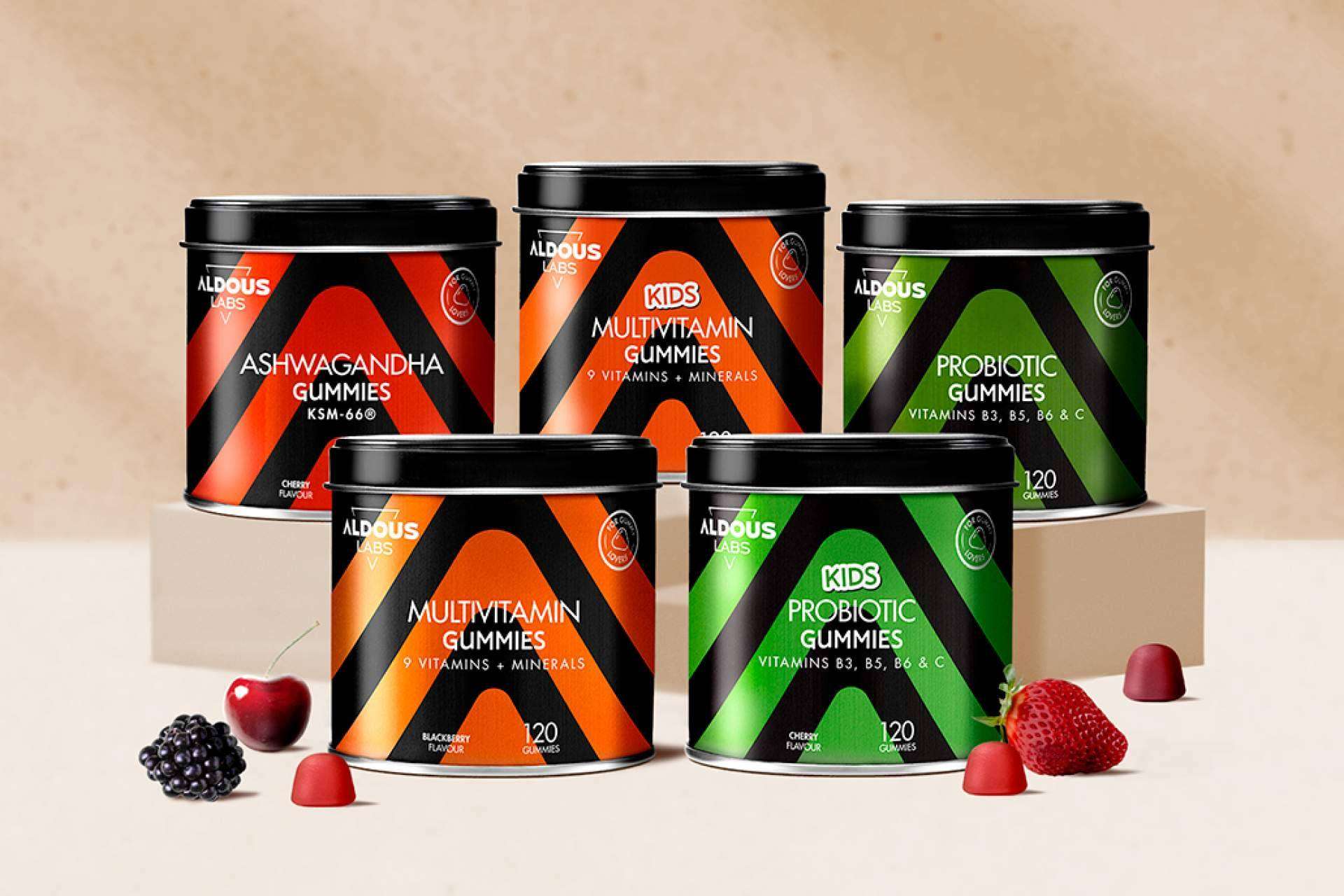 Aldous Bio presenta una innovadora línea de complementos alimenticios en forma de gominolas