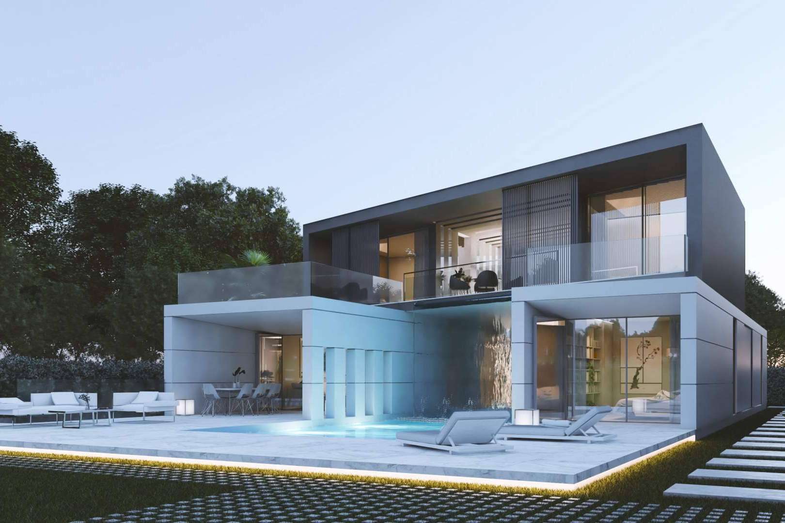Diseño de casas de lujo con los especialistas de Pacheco Arquitectos, estudio de arquitectura en Alicante