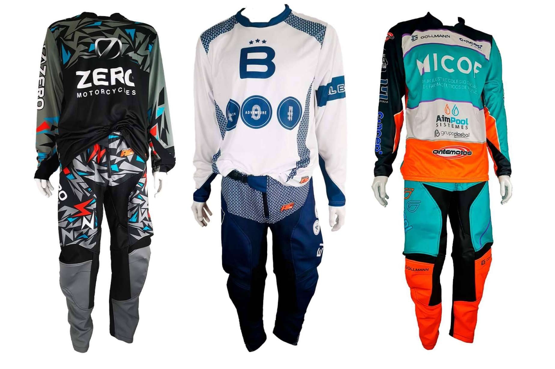 Ropa personalizada para motocross con ADHESIVOSEMBARRADOS