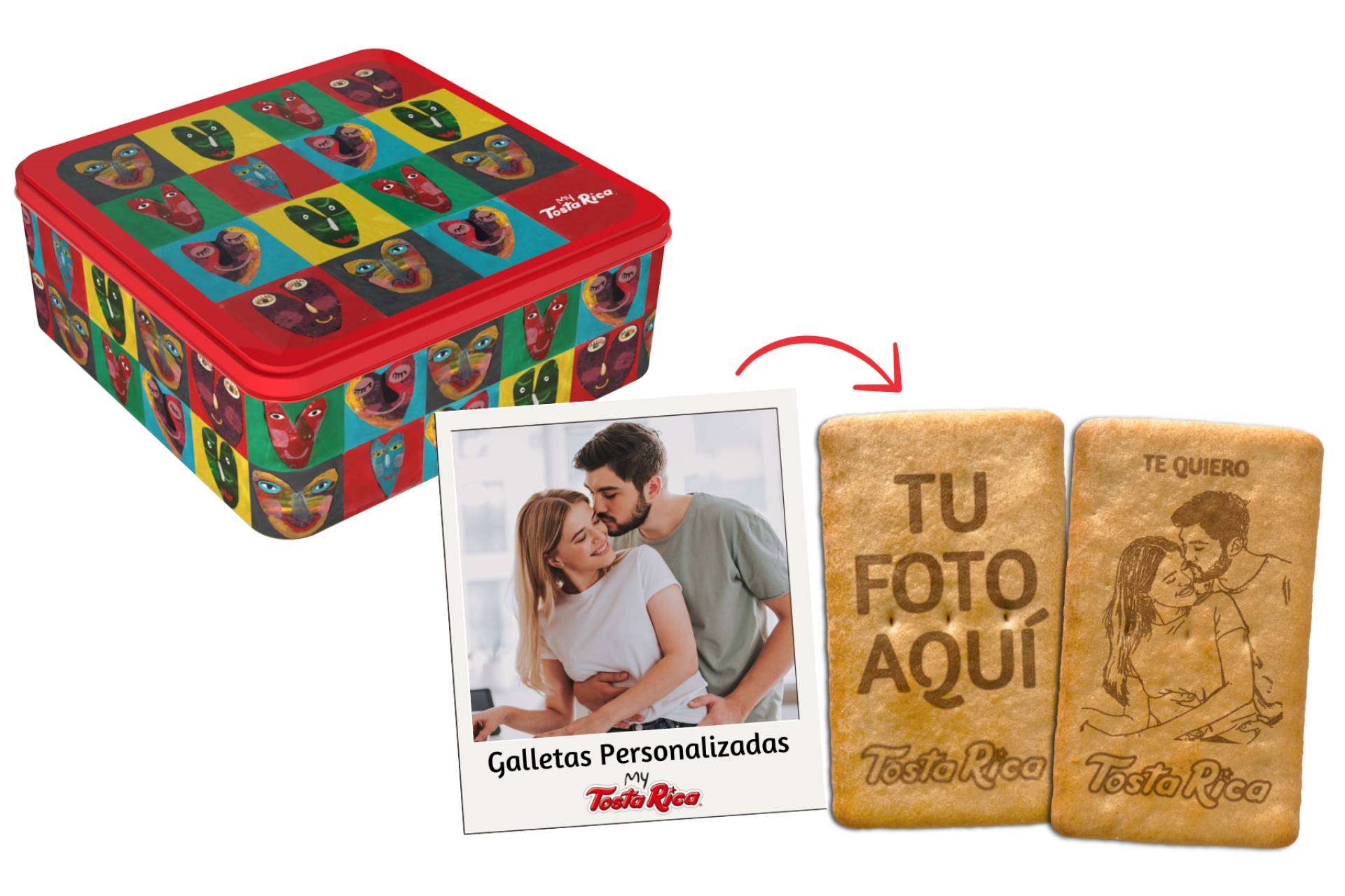 El regalo más top de San Valentín; galletas TostaRica Personalizadas