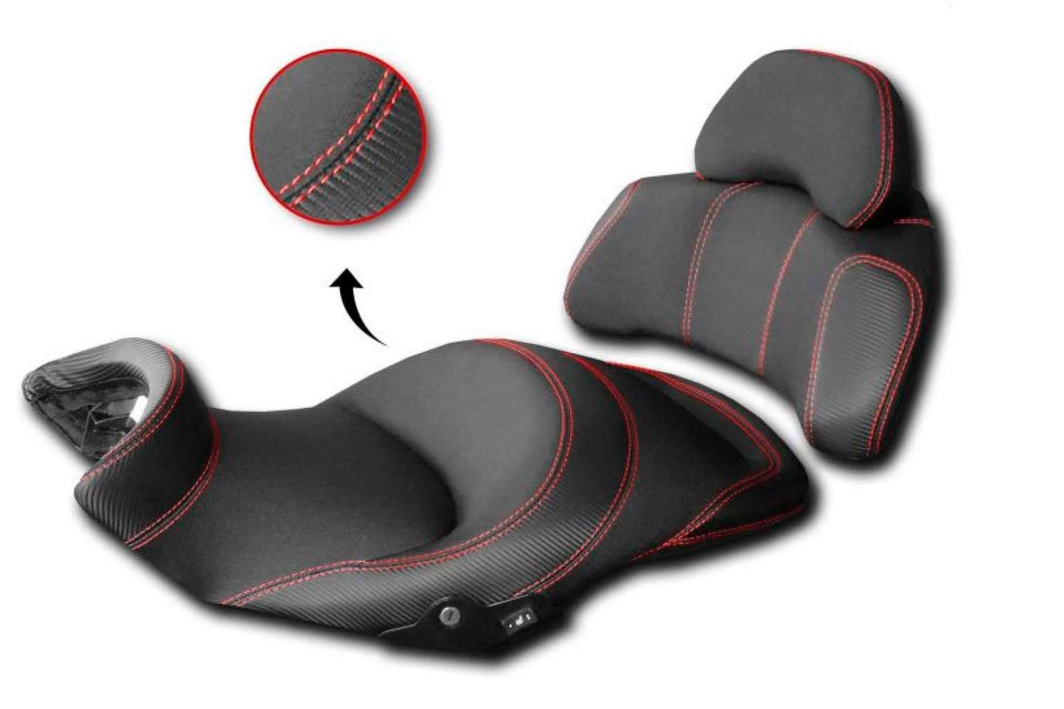 La comodidad del motorista empieza por el asiento, fundas a medida con el sello de JM-FUNDAS