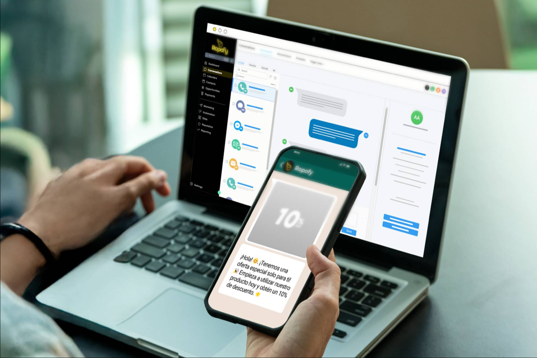 Más que chatear; CRM con WhatsApp integrado para gestionar clientes y aumentar ventas