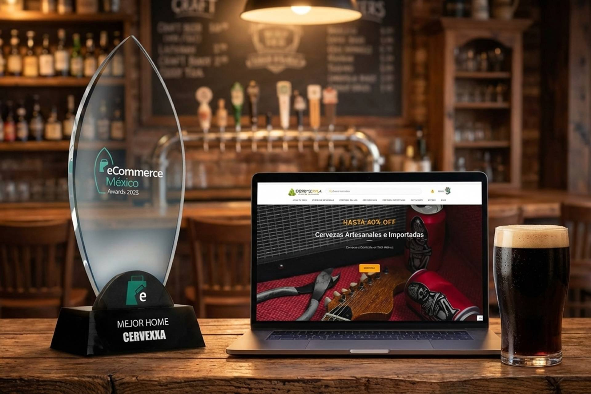 Cervexxa destaca en los eCommerce México Awards 2025 al ganar el premio a la Mejor Home Page B2C/B2B