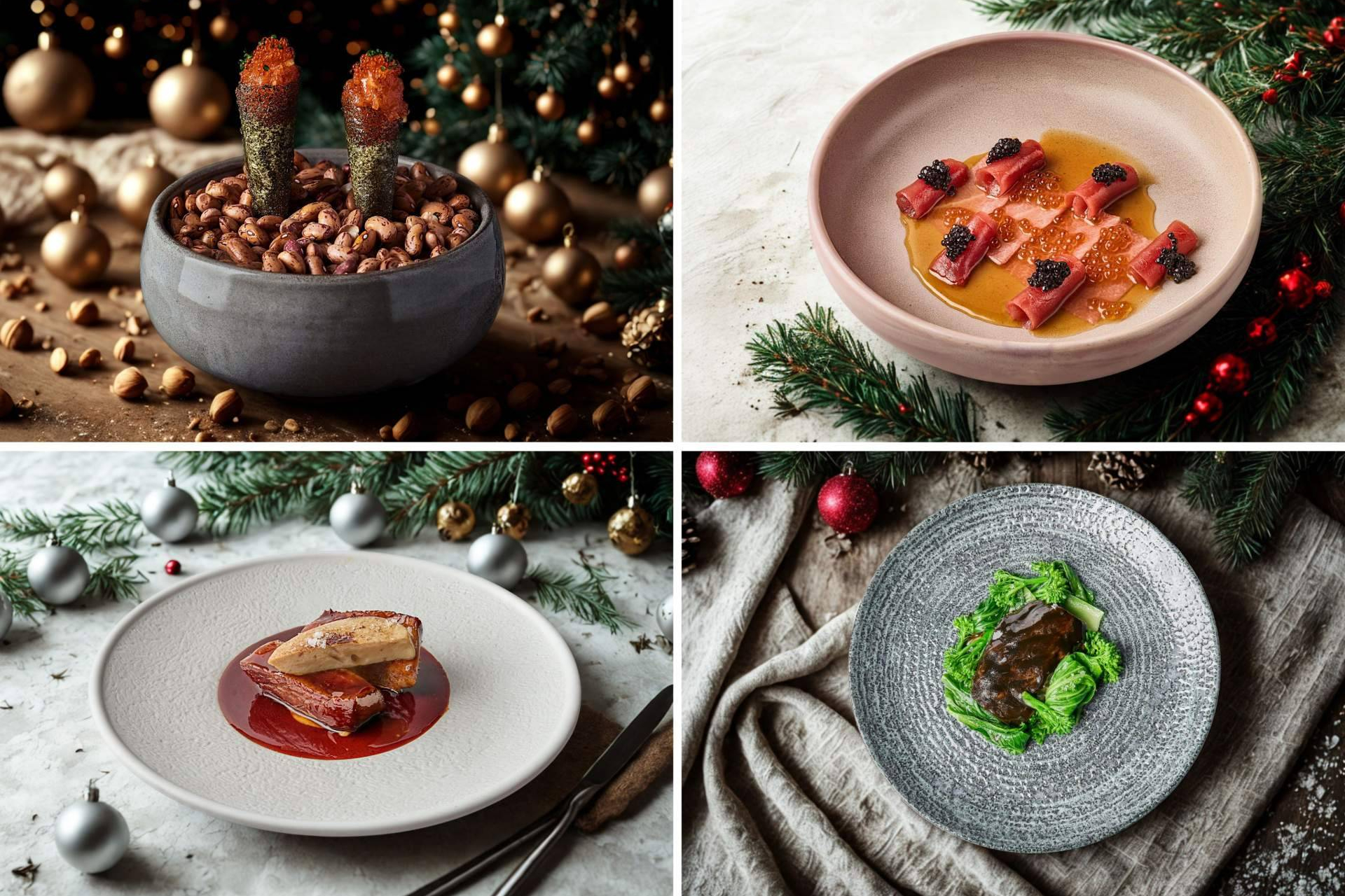 Gastronomía, luces y espectáculo, así se celebra la Navidad en el restaurante Quintoelemento