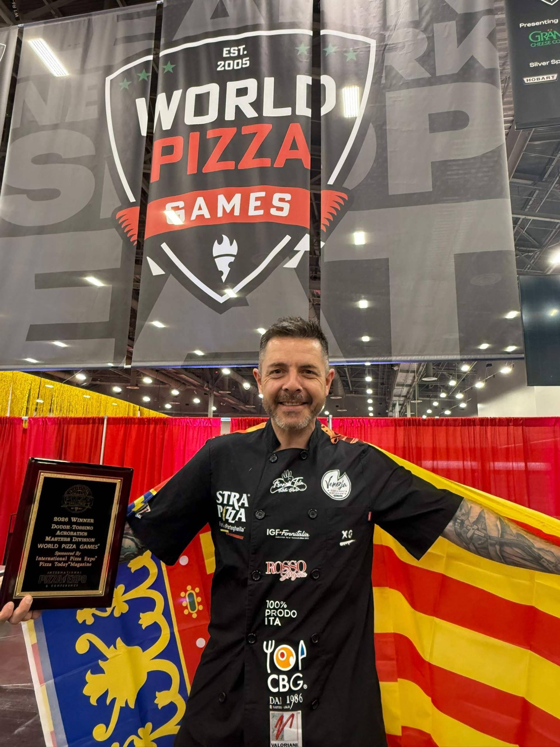 España triunfa en Las Vegas; Francis Tolu gana los World Pizza Games
