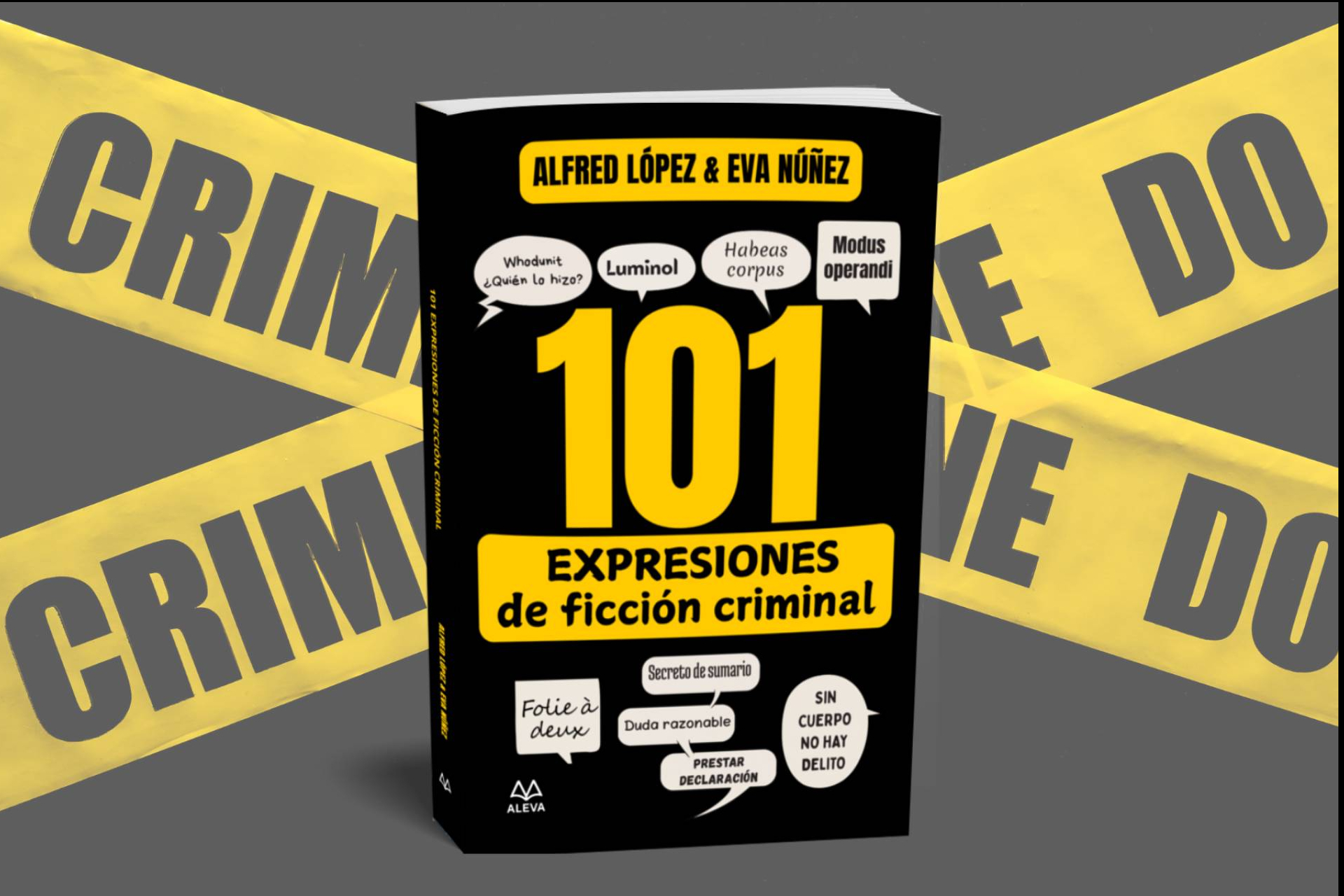 «101 EXPRESIONES de ficción criminal» explica términos del thriller, el noir y el true crime