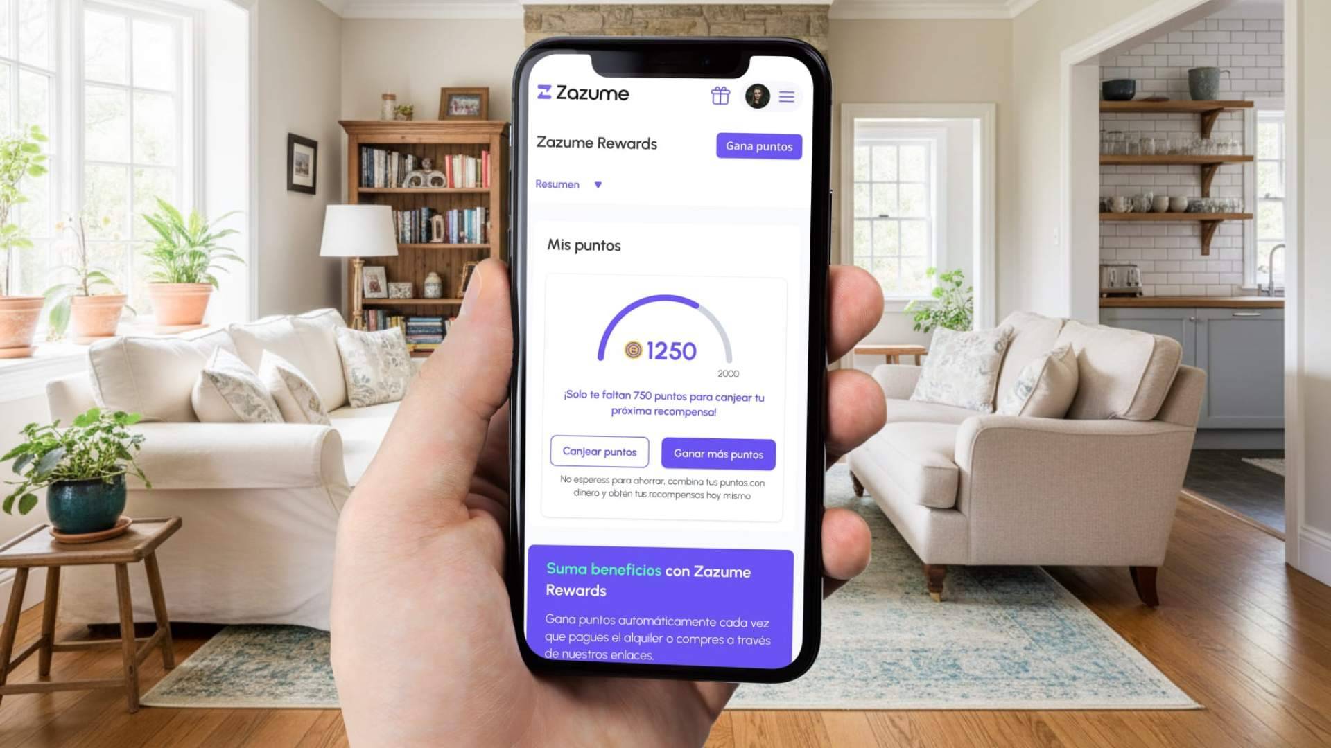 Zazume, la proptech que ayuda al inquilino con un 5% por ciento del alquiler por pagar a tiempo
